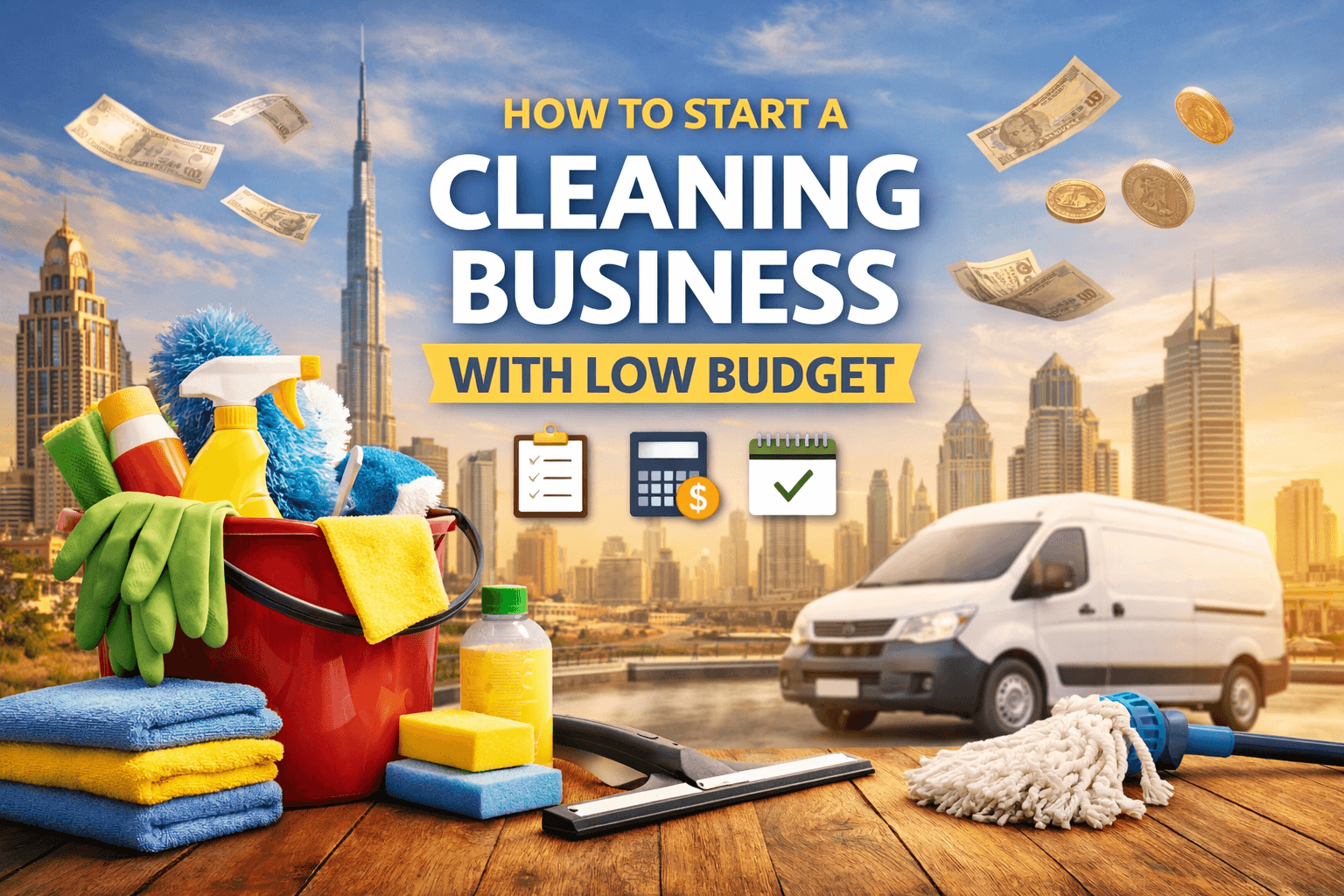 How to Start a Cleaning Business in Dubai with Low Budget