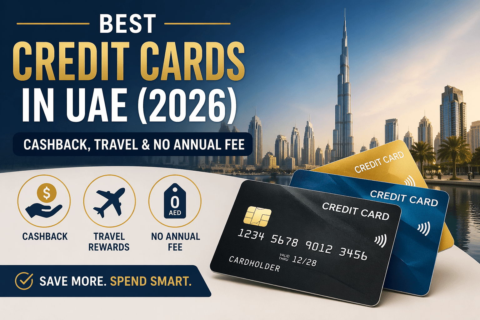 Best Credit Cards in UAE - Cashback, Travel & No Annual Fee