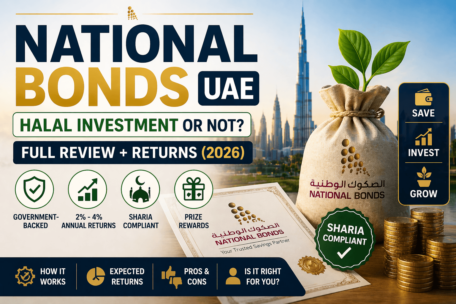 الصكوك الوطنية في الإمارات: هل هي حلال؟ مراجعة كاملة والعوائد