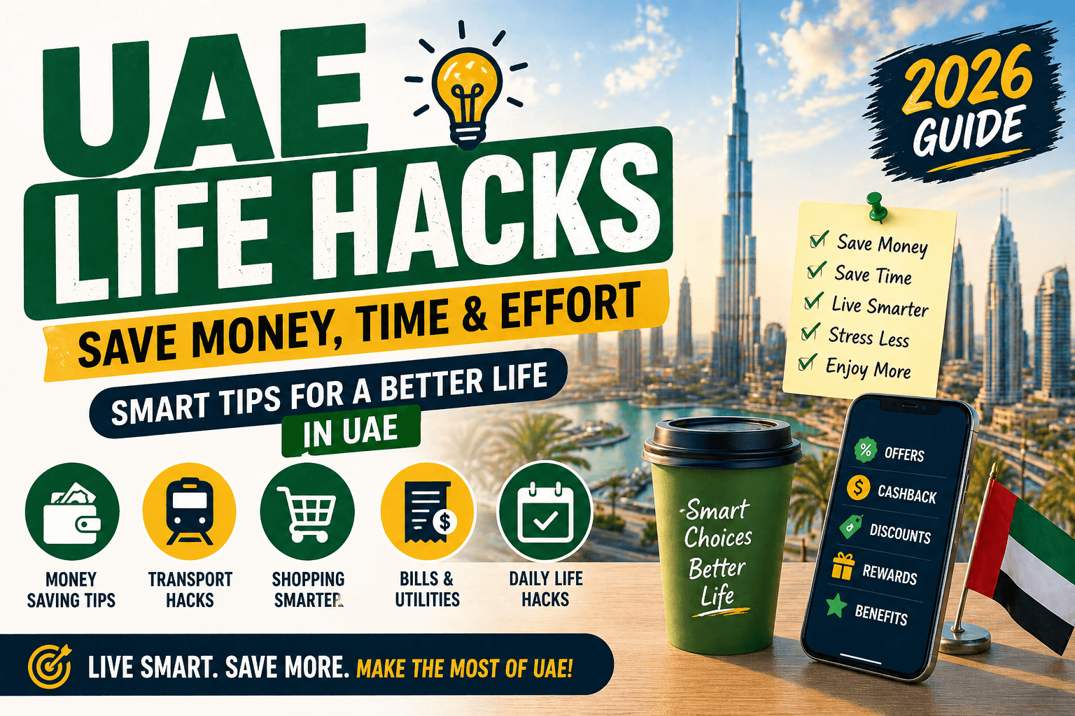 UAE Life Hacks - Smart Tips to Save Money, Time & Effort