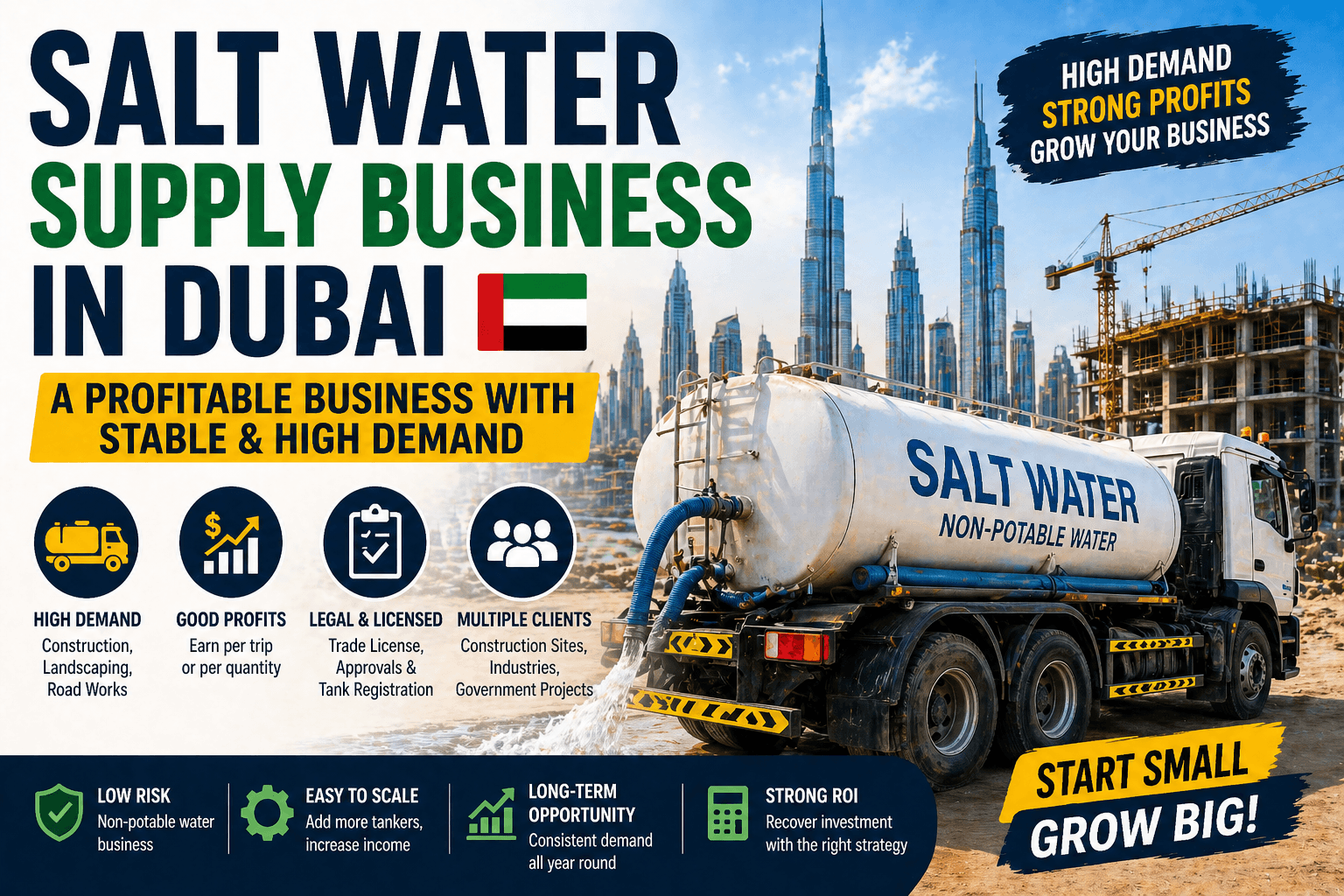 Salt Water Supply Business in Dubai – Complete Guide, Costs & Profit Potential