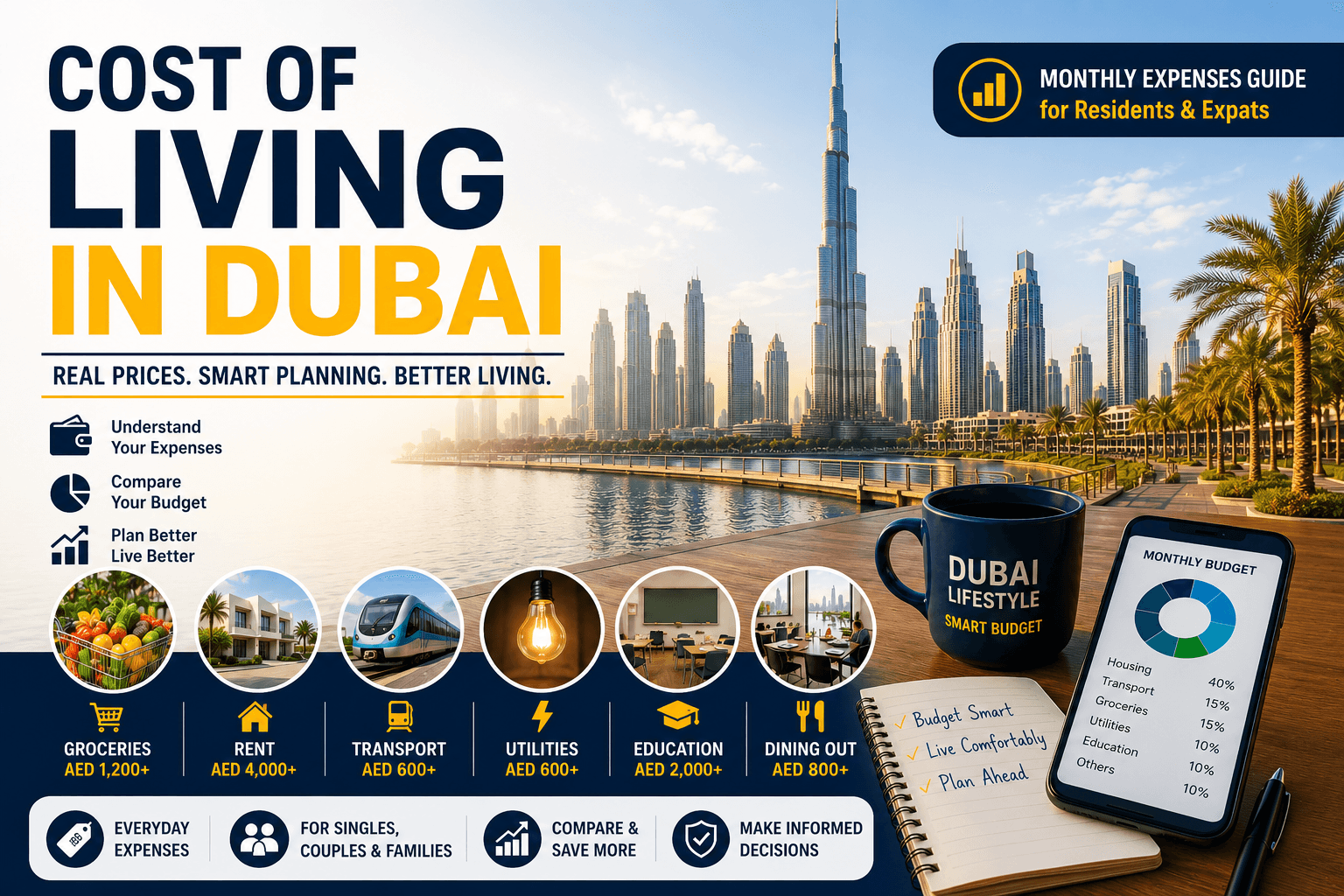 cost of living in dubai