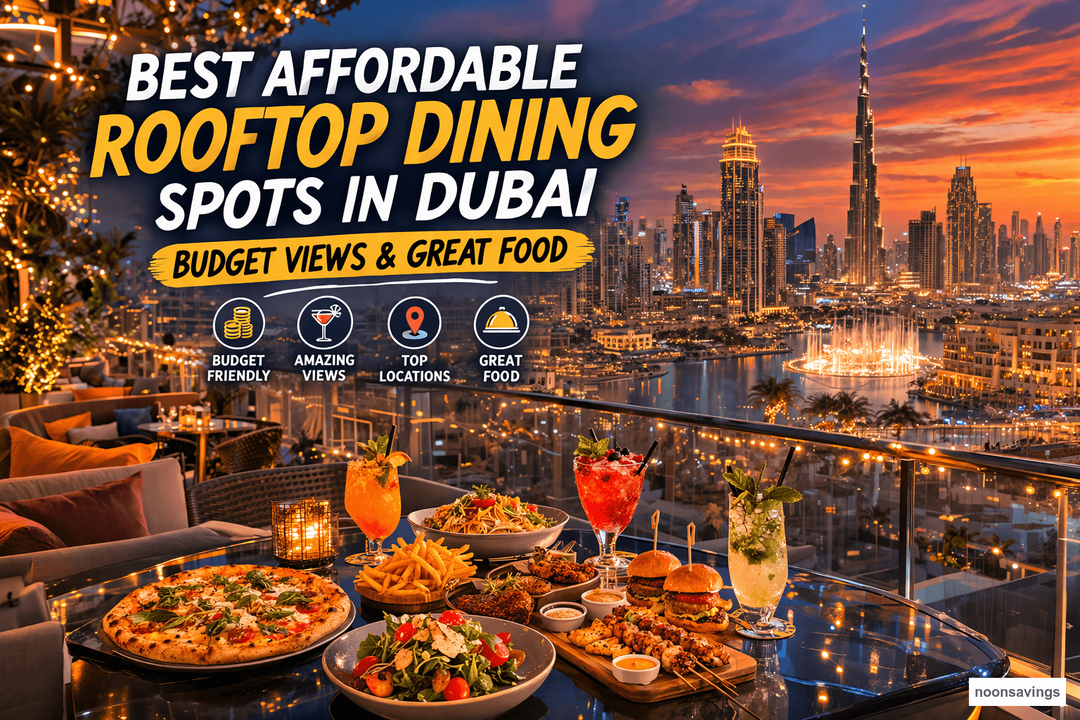 Best Affordable Rooftop Dining Spots in Dubai