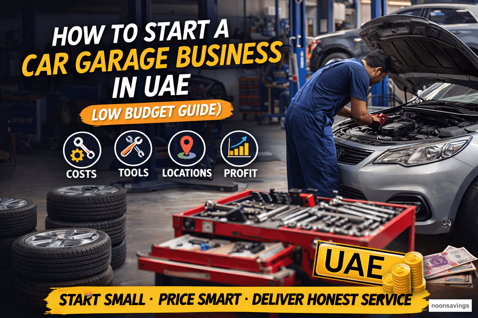 How to Start a Car Garage Business in UAE (Low Budget Guide)