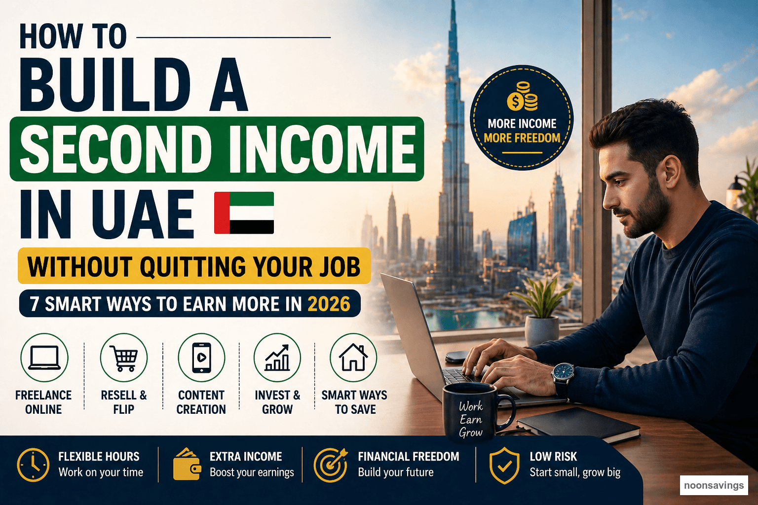 كيف تبني دخلًا إضافيًا في الإمارات بدون ترك وظيفتك