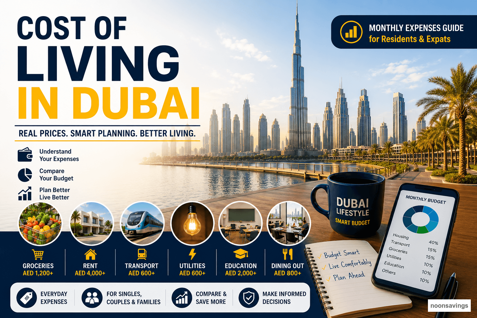 cost of living in dubai