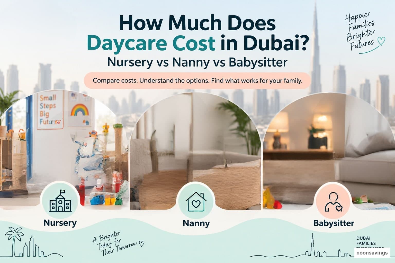 Parent and child visiting a Dubai nursery classroom